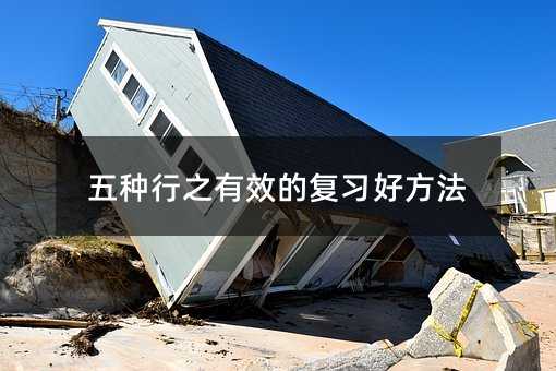 五种行之有效的复习好方法