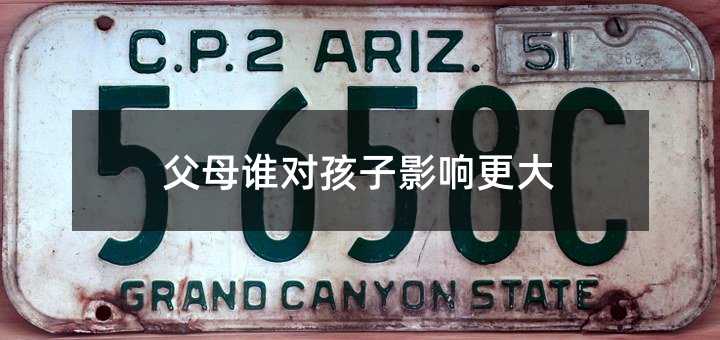 父母谁对孩子影响更大