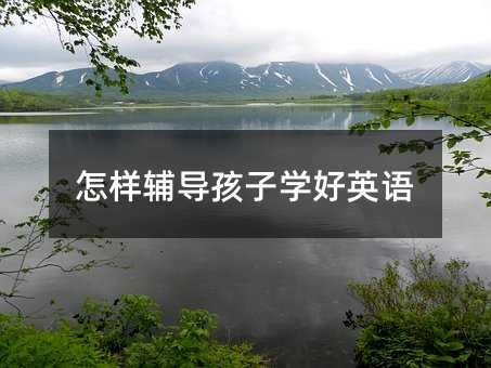 怎样辅导孩子学好英语